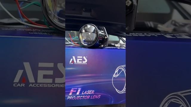 AES L3X Bi led projector lens with Laser effect!?Normal price but laser projector,do you like it?