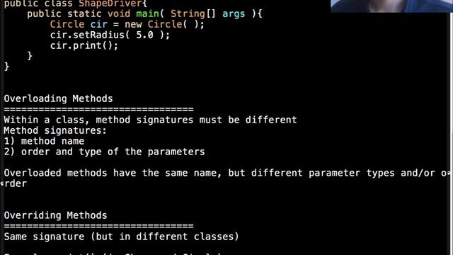 Inheritance: Overriding Methods смотреть онлайн