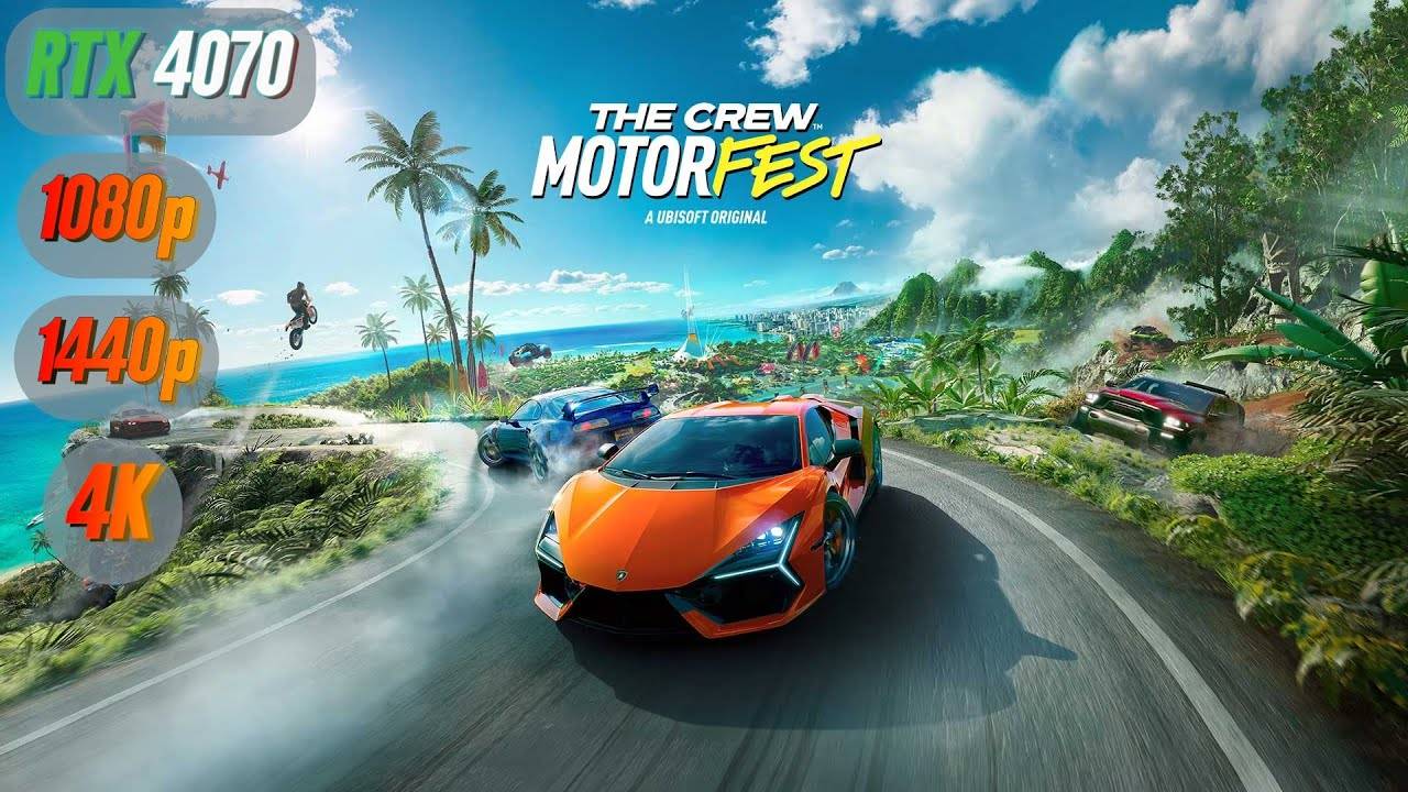 The Crew Motorfest - Бенчмарк с RTX 4070 и i5 12400F | 1080p | 1440p | 2160p (4K) смотреть онлайн