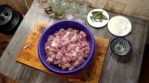 Тушенка в Афганском казане. Домашняя тушенка. Супер тушенка.