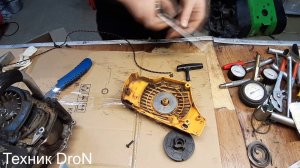 Ремонт стартера Partner P340.