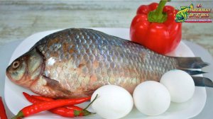 Жаренный карась с яйцом по-китайски, рецепты из рыбы от fisherman dv. 27 rus