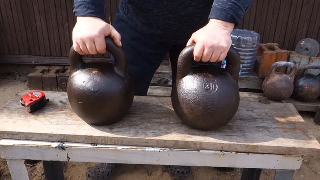 ОБЗОР ЦАРСКИХ ТРЁХПУДОВЫХ ГИРЬ REVIEW OF OLD TIME THREE POODS KETTLEBELLS смотреть онлайн