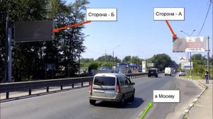 Как называются стороны у рекламного щита