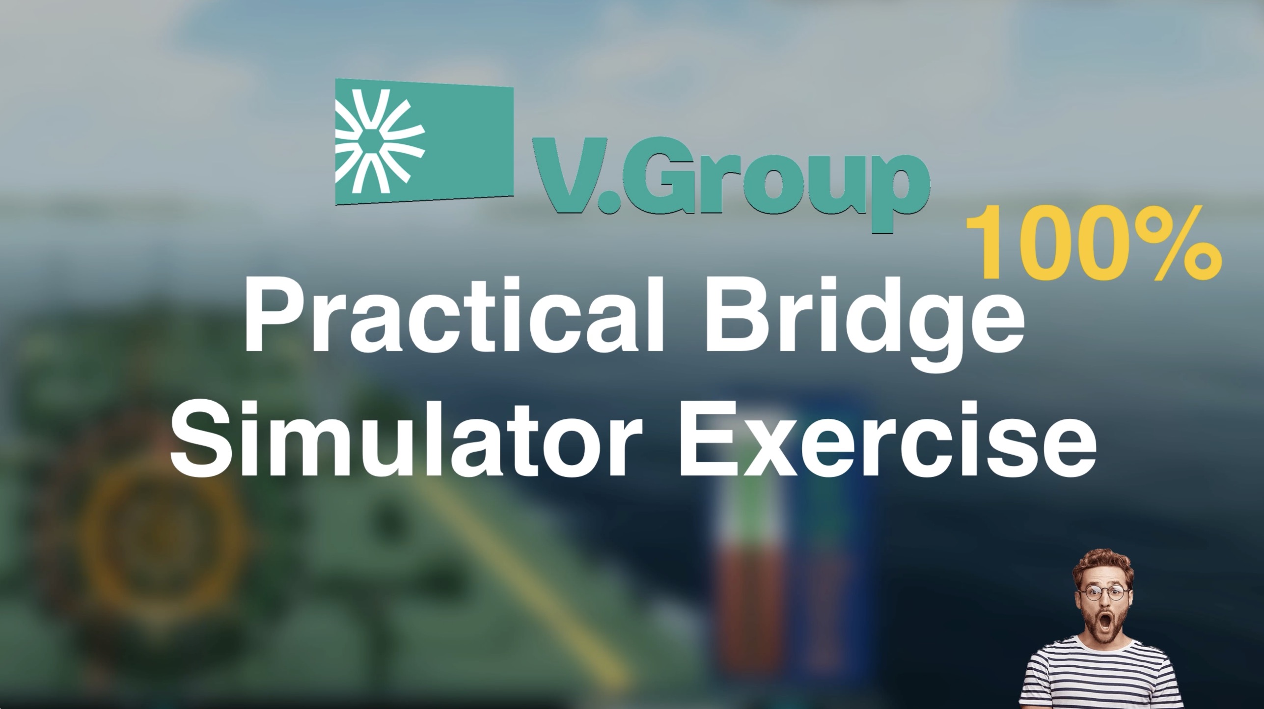 100% - NSDP, Practical Bridge Simulator Exercise, тест для штурманов и капитанов