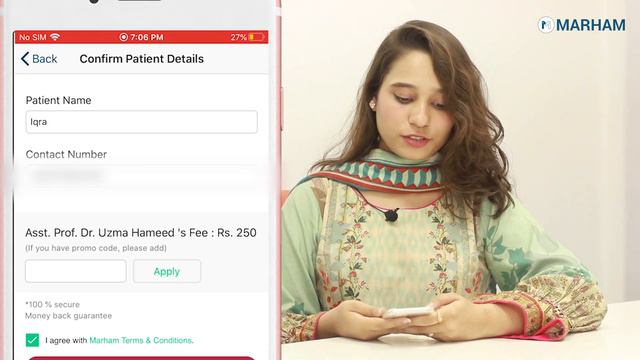 How To Consult Online With A Doctor Through Marham App | Walkthrough Video смотреть онлайн