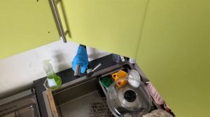 Кухня до установки натяжного потолка