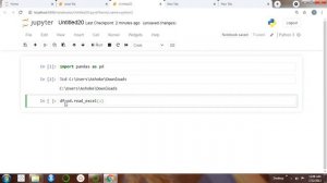 how to import excel files in python