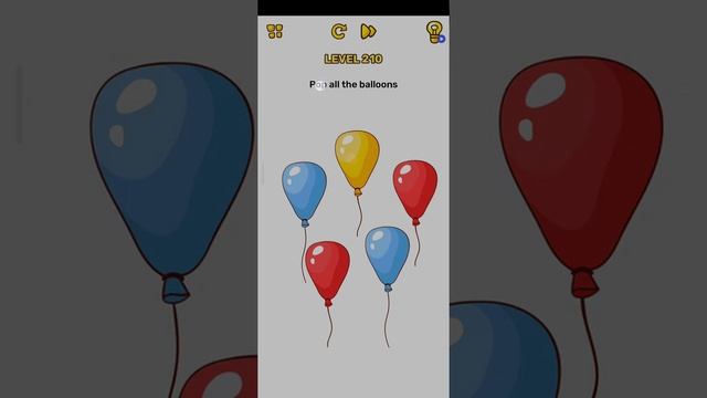 Brain blow level 210 Walkthrough !!! Pop the ballons