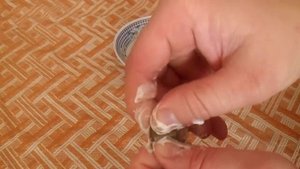 Чистка монет зубной пастой