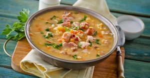 Как приготовить гороховый суп с мясом - фото и видео