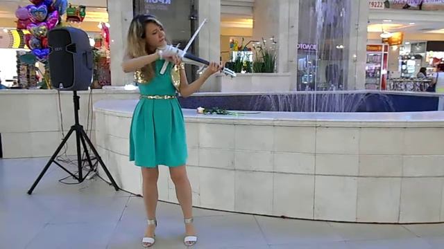 Евгения Мальцева (электроскрипка, г. Курск) - Sia "Chandelier" смотреть онлайн