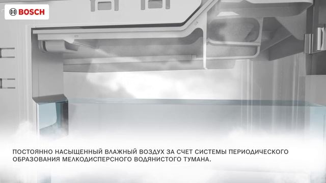 Холодильники Bosch с технологией Active Humidity смотреть онлайн