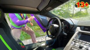 Mr. Joe on Audi 100 Locked Thief Older Mr. Joe in Garage 13+