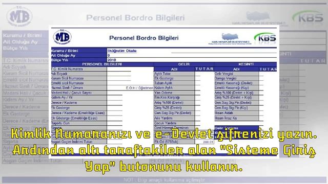 Maaş bordrosu sorgulama | E Bordro maaş sorgulama işlemi смотреть онлайн