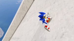 Sonic & Knuckles in GTA 5: Crazy Ragdolls [Sonic the Hedgehog] - Episode 29