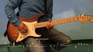 The loner- Gary Moore - Lesson with TAB