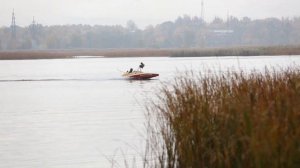 САМОДЕЛЬНАЯ ЛОДКА АЭРОГЛИССЕР ОСЕННИЙ ВЫЕЗД.
