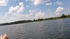 Отдых с семьёй на водохранилище. ПВХ 340 и Вихрь 20