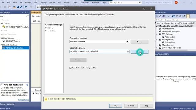 02 Migrate data from SQL Server to MySQL using SSIS смотреть онлайн