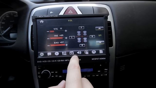 Review MOFSET45WX4 7 inch HD 1 DIN In Dash Car DVD Player Touch Screen Radio Stereo Bluetooth