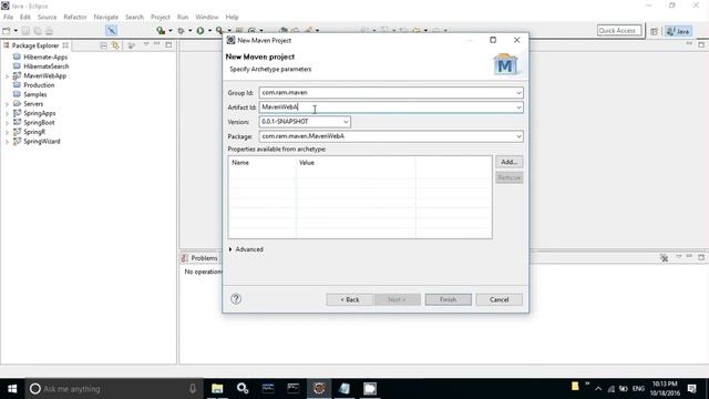 Configure Maven in Eclipse & Create Maven Web Project in Eclipse