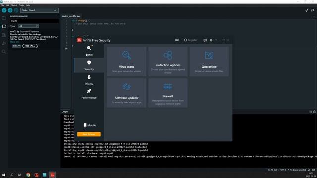How to Fix Arduino IDE (ESP32) - "Error 13 INTERNAL Cannot install tool..." in less then 2 minutes смотреть онлайн