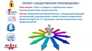 Тема лекции: "Хаос и порядок в современном мире (антиэкстремистская направленность)"