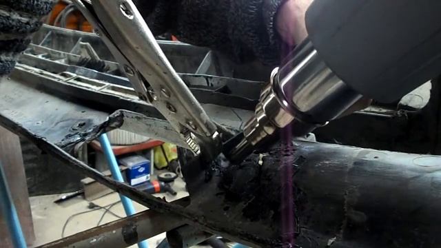 Ремонт бампера, воостановление недостающих частей. Repair bumper restoration of the missing parts. смотреть онлайн