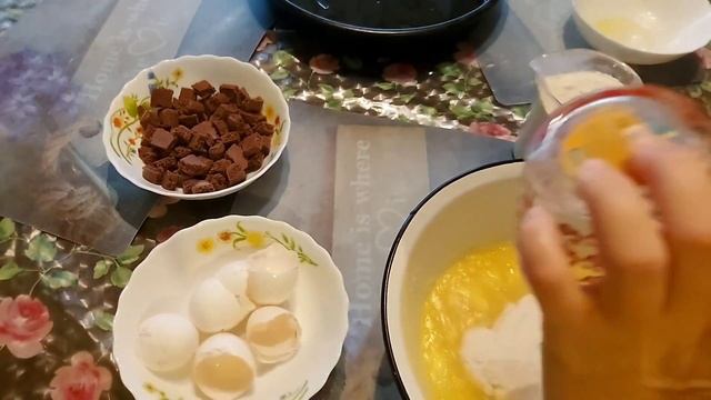 Быстро, просто, вкусно. кекс с кусочками шоколада. Рецепты для ленивых. Быстрые рецепты