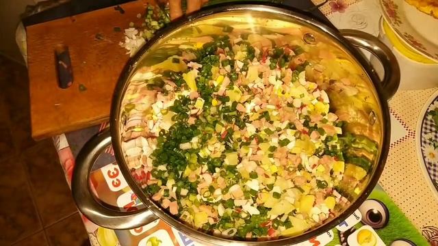 Окрошка. Рецепт очень вкусной окрошки.