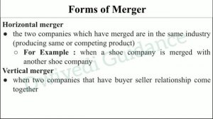 13| Financial Management and Corporate Finance unit 5, merger, acquisition, synergy, demerger, mba