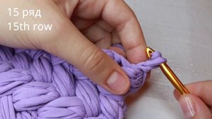 Сумка зефирка крючком. Самый простой вариант вязания/How to crochet a zigzag puff stitch