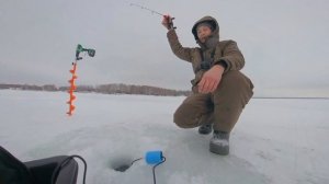 Трудовая рыбалка в декабре...