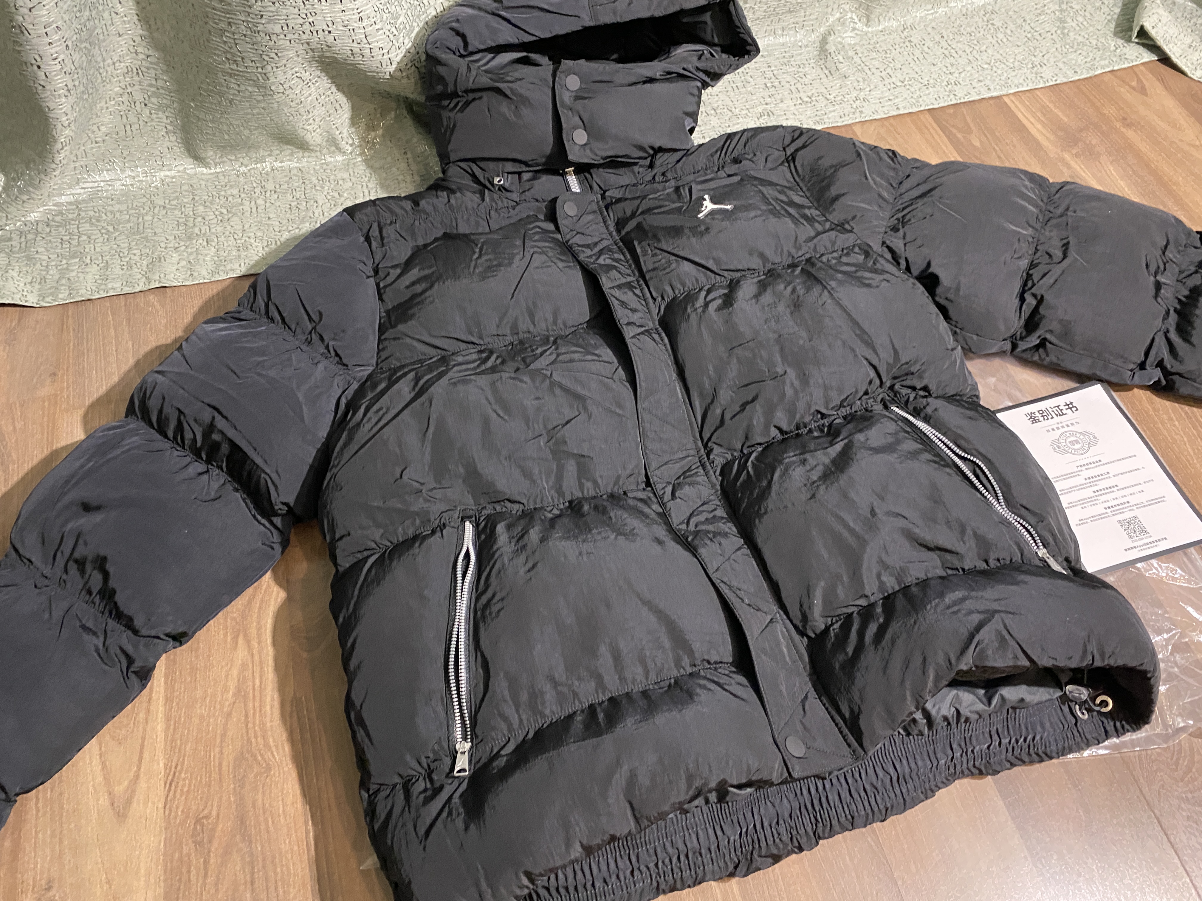 🧥Пуховик Jordan Logo заказанный нашим клиентом с Poizon #пойзон #jordan #пуховик #куртка