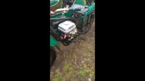 Установили двигатель от мотоблока на мотоцикл урал