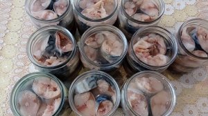 Вкусные консервы, из скумбрии в автоклаве. В домашних условиях.