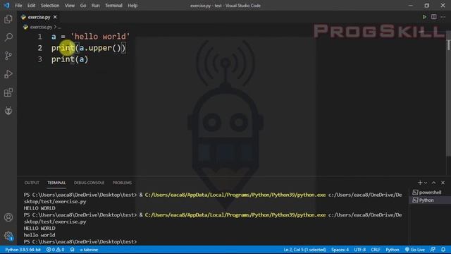 Python String Slicing - how to use strings in python - python tutorial for beginners 5
