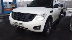 ПУТЕШЕСТВИЕ ИЗ СИБИРИ НА ЮЖНЫЙ УРАЛ на Nissan Patrol Y62 с прицепом  1500 км