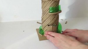 Tower DIY. How to make Fairy Tower from cardboard.