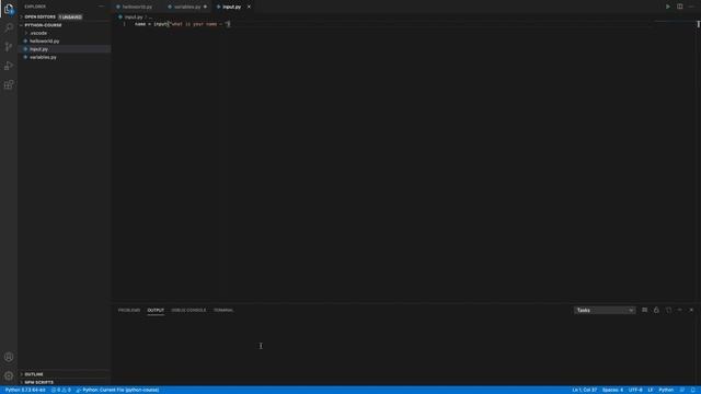 Python User Input