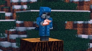 Villager vs Pillager Life Winter War 6 - Alien Being Minecraft Animation