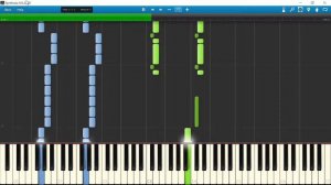 Skyrim (Piano tutorial) - Main theme: Dragonborn Intermediate (+ midi)
