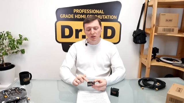 Аудио удлинитель на 500 метров и оптический аудио кабель от Dr.HD смотреть онлайн