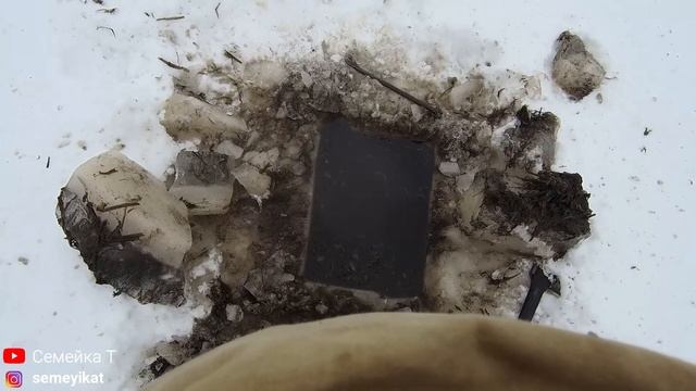Проверяю на замор пруды на даче/Толщина льда на прудах. Старые дачные заросшие телорезом пруды зимо