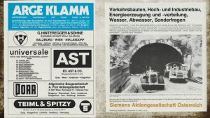 50 Jahre Klammtunnel  im Gasteinertal,  Eröffnung 15. Dezember 1973