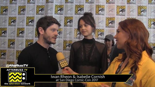 Iwan Rheon and Isabelle Cornish (Inhumans) at San Diego Comic-Con 2017 ...