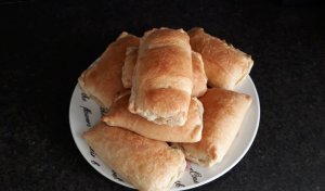 Конвертики с яблоками I Слойки к чаю I Быстрая выпечка