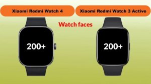 Xiaomi Redmi Watch 4 vs Xiaomi Redmi Watch 3 Active