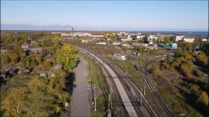 Беломорск, железнодорожная сторона, осень